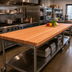 Thumbnail image #2 for Boos Block American Cherry Edge Grain Kitchen Countertop, 144 x 42 x 3 Inches, Oil Finish
