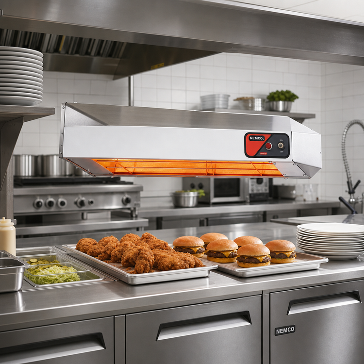 Product image #2 for Nemco 24-Inch Dual Infrared Strip Heater with Infinite Temperature Control