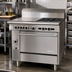 Thumbnail image #2 for Garland Cuisine Series 36-Inch Heavy Duty Natural Gas Combination Top Range with Convection Oven