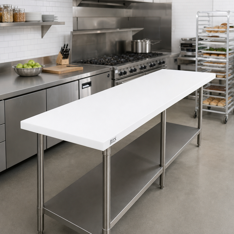 Product image #2 for John Boos Reversible Poly Replacement Work Table Top, 84-Inch x 24-Inch x 3/4-Inch