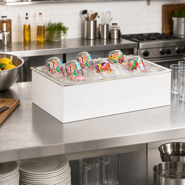 Product image #3 for Cal-Mil White Classic Wood Ice Housing, 12 x 20 x 6 Inches