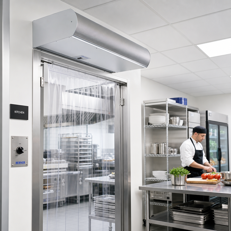 Product image #2 for Berner Architectural Series AHC10-1036A High Performance Unheated Air Curtain, 36 Inch, 1/2 HP, 3-Speed