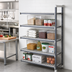 Thumbnail image #2 for Cambro Camshelving Elements XTRA 24-Inch Deep x 72-Inch Wide x 84-Inch High 5-Tier Stationary Add-On Polymer Shelving Unit