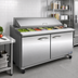Thumbnail image #2 for IKON Refrigeration 48-Inch Mega Top Sandwich / Salad Prep Table with 2 Drawers, 1 Door, and 18 1/6-Pan Top