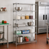 Thumbnail image #2 for Metro Super Adjustable Super Erecta 5-Shelf Chrome Plated Starter Wire Shelving Unit, 24