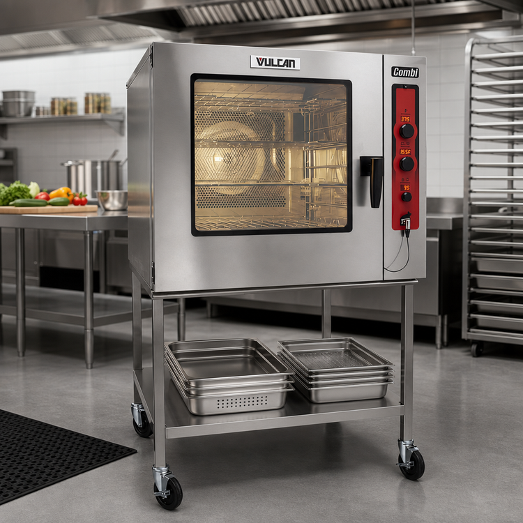 Product image #3 for Vulcan ABC Series Electric Boilerless Combi Oven/Steamer, 7 Full-Size Sheet Pan / 14 Hotel Pan Capacity