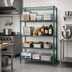 Thumbnail image #2 for Eagle Group Valu-Gard 4-Tier Starter Wire Shelving Unit, 42W x 24D x 63H