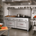 Thumbnail image #2 for Southbend Ultimate 72-Inch Commercial Gas Range with 6 Open Burners, 36-Inch Griddle, and 2 Convection Ovens