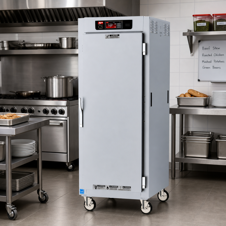 Product image #2 for Metro C5 8 Series Full-Height Controlled Temperature Heated Holding Cabinet with Universal Wire Slides and Solid Doors