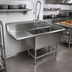 Thumbnail image #2 for John Boos Pro-Bowl 2-Compartment Stainless Steel Sink with Left Drainboard