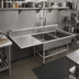 Thumbnail image #2 for John Boos Pro-Bowl 2-Compartment Stainless Steel Sink with Left Drainboard