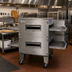 Thumbnail image #2 for Lincoln Impinger 3200 Series Double-Deck LP Gas Conveyor Oven Package, 40-Inch Baking Chamber