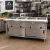Thumbnail image #2 for Advance Tabco Triumph Supreme 240V Electric Hot Food Table with 4 Open Wells and Enclosed Base