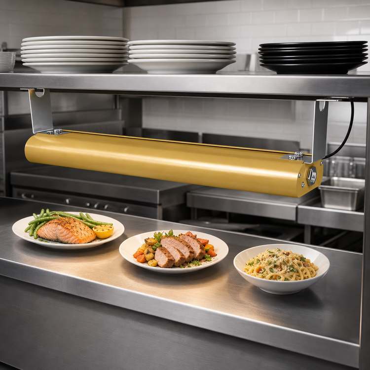 Product image #2 for Vollrath 18-Inch Low Profile Unlighted Heat Strip Food Warmer, 120V, 414W