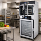 Thumbnail image #2 for NU-VU QBT-3/9 Full-Size Electric Oven/Proofer Combination with Touchscreen Controls, 3-Pan Oven and 9-Pan Proofer