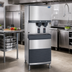 Thumbnail image #2 for Follett Symphony Plus 110FB414A-S Freestanding Ice & Water Dispenser with SensorSAFE and 425 lb. Chewblet Ice Production