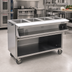 Thumbnail image #2 for Spec-Master SPHT5OB-240 5-Well Electric Sealed Well Hot Food Table with Open Base