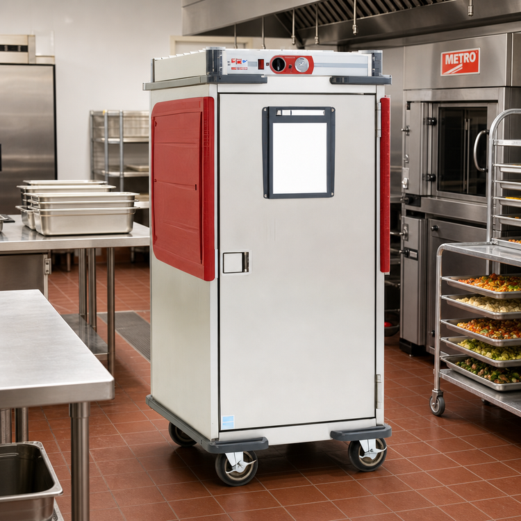 Product image #2 for Metro C5 Transport Armour T-Series Mobile Heated Holding Cabinet, 5/6 Height, 14 Full-Size Pan Capacity