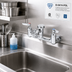 Thumbnail image #2 for T&S Brass B-0674-POL 8-Inch Wall Mount Service Sink Faucet with Vacuum Breaker Nozzle, Pail Hook and Garden Hose Outlet