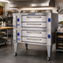 Thumbnail image #2 for Bakers Pride Super Deck Series Double-Deck Gas Pizza Deck Oven with 66 x 44 Inch FibraMent Hearth Deck