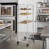 Thumbnail image #2 for Channel Manufacturing Economy Series All-Welded Aluminum Front-Load Bun Pan Rack, 18-Pan Capacity, 64 Inches High