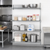 Thumbnail image #2 for Metro Super Erecta Super Adjustable Chrome Plated 4-Shelf Wire Shelving Add-On Unit, 42 x 18 x 63 Inches
