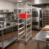 Thumbnail image #2 for Mobile Full-Size Aluminum Lug Rack with Open Sides and 6 Welded Angle Slides