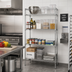 Thumbnail image #2 for Quantum 60-Inch Wide x 12-Inch Deep x 74-Inch High Chrome Plated Wire Shelving Starter Kit