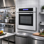 Thumbnail image #2 for Summit Commercial Summit Appliance SEW24SSX 24-Inch Built-In Electric Convection Wall Oven, 2.5 Cu. Ft., Stainless Steel, Digital Controls