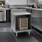 Thumbnail image #2 for Eagle Group 2200 Series GR18-22 Underbar Glass Rack Storage Unit, Open Top, Open Front, 18-Inch Wide, 3-1/2-Inch Backsplash