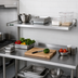 Thumbnail image #2 for Eagle Group SS1848G 48 in. x 18 in. Solid Galvanized Shelf with Marine Edge