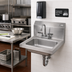 Thumbnail image #2 for John Boos Pro-Bowl Wall-Mount Stainless Steel Hand Sink, 14