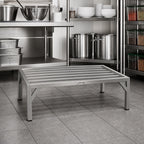 Thumbnail image #2 for Channel Manufacturing Lifetime Tough ES2024 Stainless Steel Tubular Dunnage Rack, 24 in. W x 20 in. D x 12 in. H, 4,000 lb. Capacity