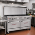 Thumbnail image #2 for Southbend Ultimate 60-Inch Commercial Gas Restaurant Range with 10 Open Burners and 2 Standard Ovens