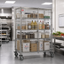 Thumbnail image #2 for Metro Super Erecta Stationary Wire Security Cage with Stainless Steel Finish