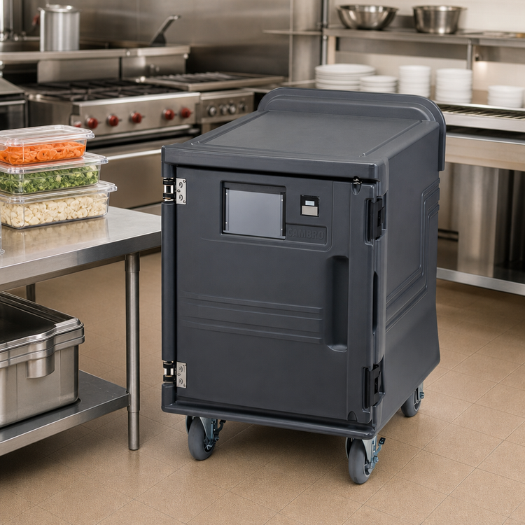 Product image #3 for Cambro Pro Cart Ultra Security Package Low-Profile Electric Cold Food Pan Carrier