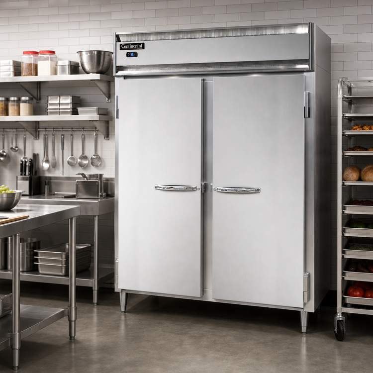 Product image #2 for Continental Refrigerator D2FESN Designer Line Wide Two-Section Reach-In Freezer