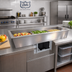 Thumbnail image #2 for Duke CP3-SL-DC-D Drop-In Self-Contained Refrigerated Cold Food Well, 3-Pan