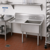 Thumbnail image #2 for BK Resources 36-1/2 Inch 1-Compartment Stainless Steel Sink with Left Drainboard