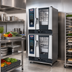 Thumbnail image #2 for RATIONAL iCombi Pro Double Stack 6-Half Size Electric Combi Ovens with AutoDose, 208/240V 3-Phase