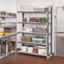 Thumbnail image #2 for Cambro Camshelving Elements XTRA 5-Shelf Vented Stationary Add-On Polymer Shelving Unit, 24-Inch Deep x 42-Inch Wide x 84-Inch High, Speckled Gray
