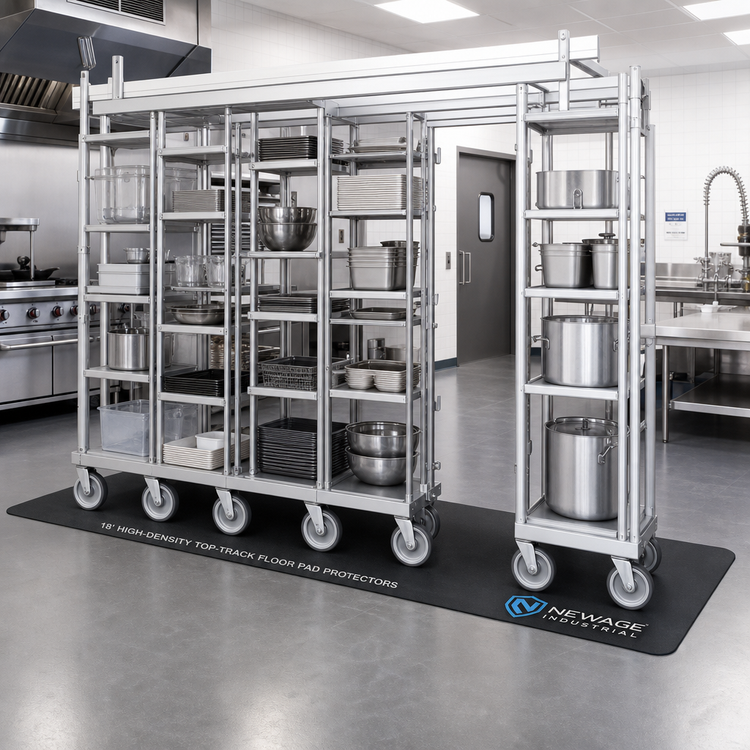 Product image #2 for 18-Foot High-Density Top-Track Floor Pad Protectors
