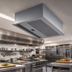 Thumbnail image #2 for Berner Architectural Recessed 12 108-Inch Ambient Air Curtain, 3-Motor, Touchscreen Control