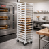 Thumbnail image #2 for Panco Mobile Full-Height Front-Load Oven Rack for 30 18 x 26-Inch Sheet Pans