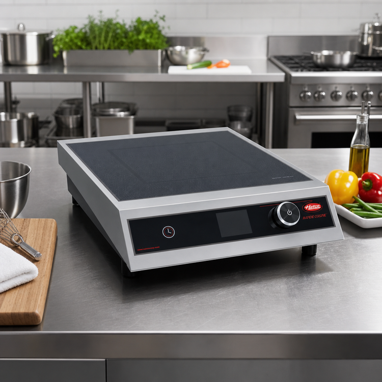 Product image #2 for Hatco Rapide Cuisine Countertop Heavy-Duty Single-Burner Induction Range, 120V, 1440W