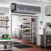 Thumbnail image #2 for Berner Industrial Series 84-Inch Ambient Direct-Drive Air Curtain, 2 x 1/2 HP