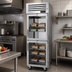 Thumbnail image #2 for Turbo Air PRO Series Reach-In Heated Holding Cabinet with 2 Half Glass Doors, 26 Cu. Ft., 115V