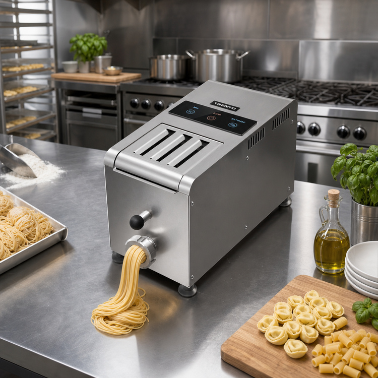 Product image #2 for Trento Avancini LP5 Countertop Electric Pasta Machine, 4 lb Cycle Capacity, Stainless Steel
