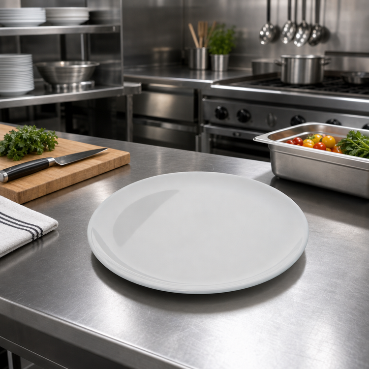 Product image #3 for Epicure 10-Inch Coupe Dinner Plate, White Melamine