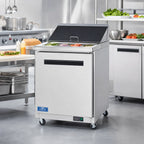Thumbnail image #3 for Arctic Air AST28R 29-Inch Refrigerated Sandwich/Salad Prep Table, 1 Door, 6.5 Cu. Ft., 8 1/6-Size Pans